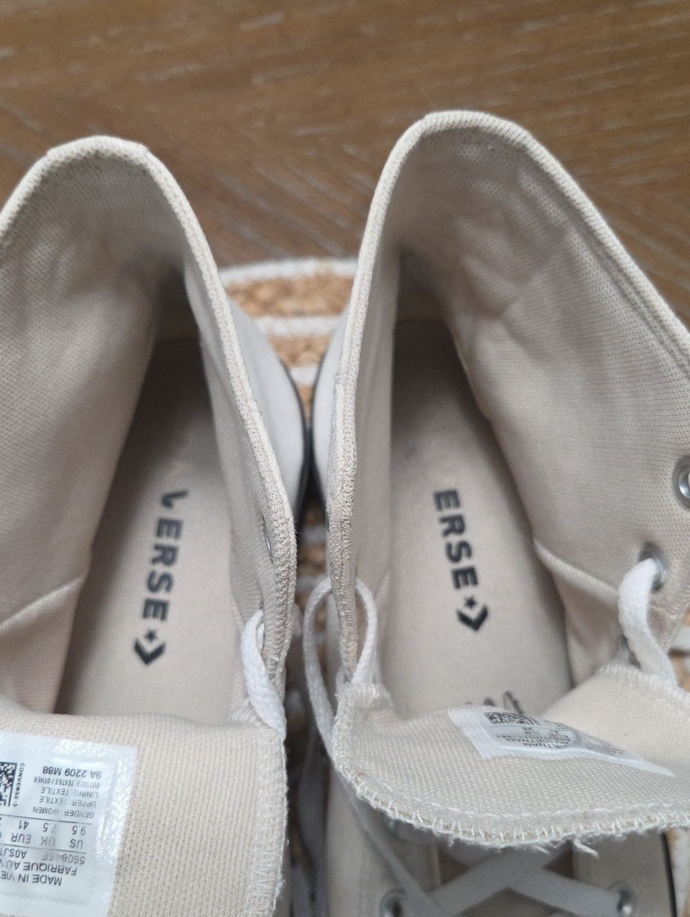 Converse All Star Lift Platform Hightop In White, Size 7.5 - Picture 11 of 11